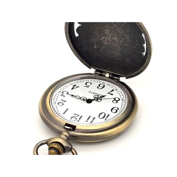 Tribal Chief Pocket Watch - Native American Art, Indian Motorcycle Gift Keepsake - Picture 5 of 9